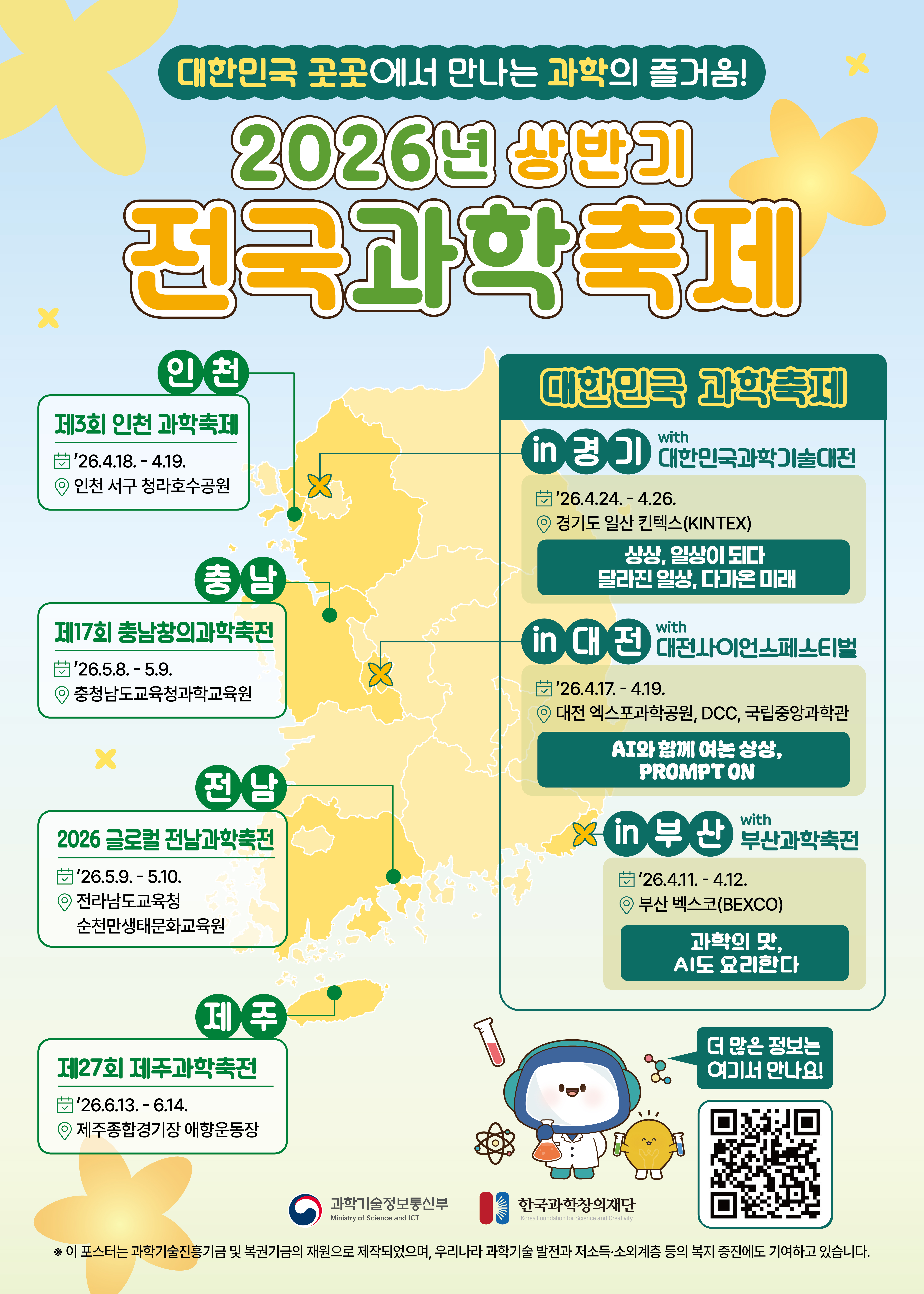 2026년 상반기 전국 과학축제