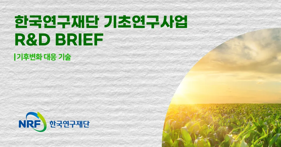 [NRF R&D BRIEF] 기후변화 대응 기술