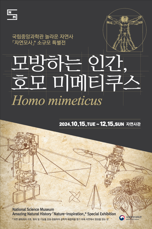 놀라운 자연사『자연모사』소규모 특별전 ‘모방하는 인간, 호모 미메티쿠스(Homo mimeticus)’
