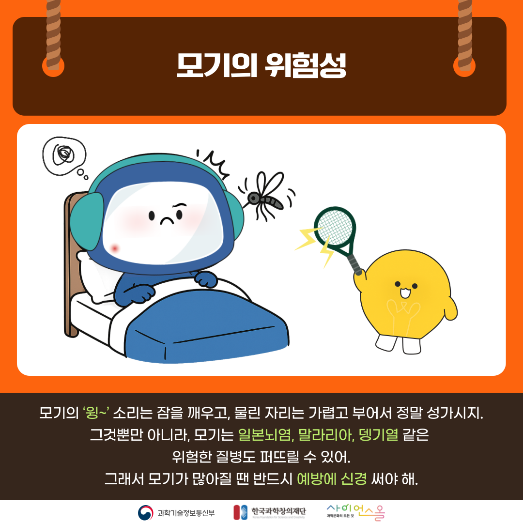 여름 불청객, 모기가사라졌다?! 카드뉴스