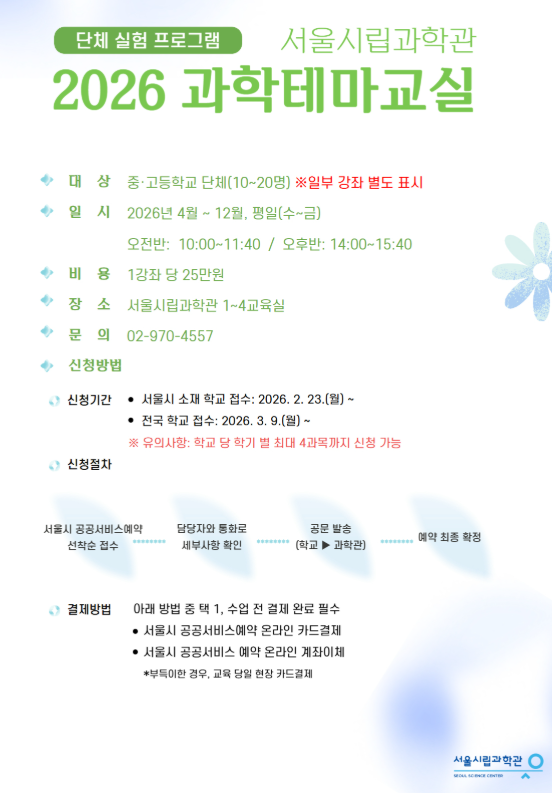 2026 과학테마교실