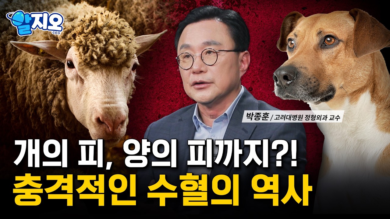 개의 피, 양의 피까지 넣었다?!… 충격적인 수혈 실험의 역사ㅣ알지오