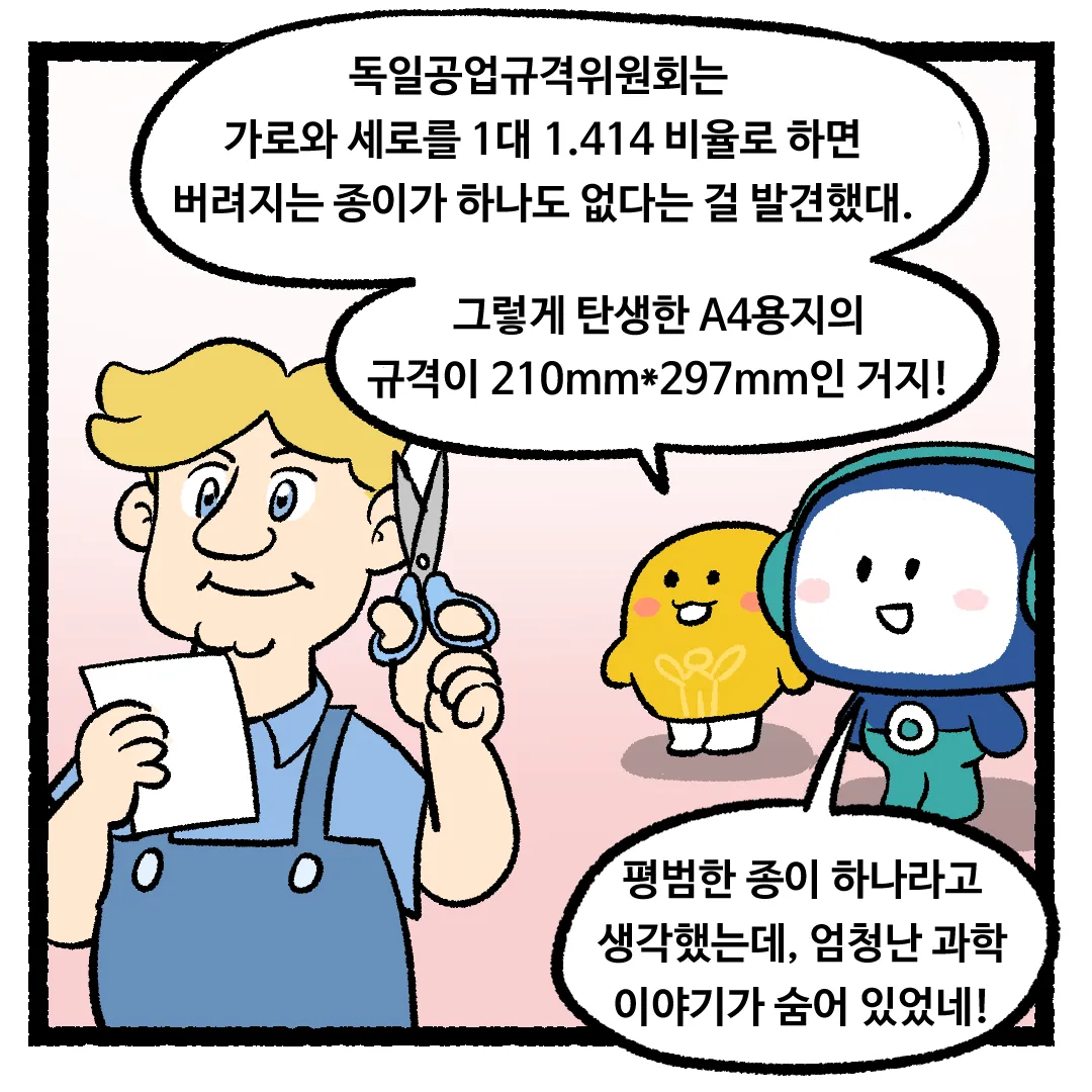 1화_A4용지 규격이 210mm*297mm인 이유