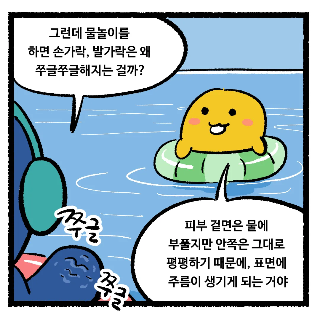 12화_물속에서 손가락이 쭈글쭈글해지는 이유