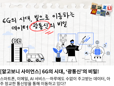 [알고보니 사이언스] 6G의 시대, 빛으로 이동하는 데이터 광통신의 비밀