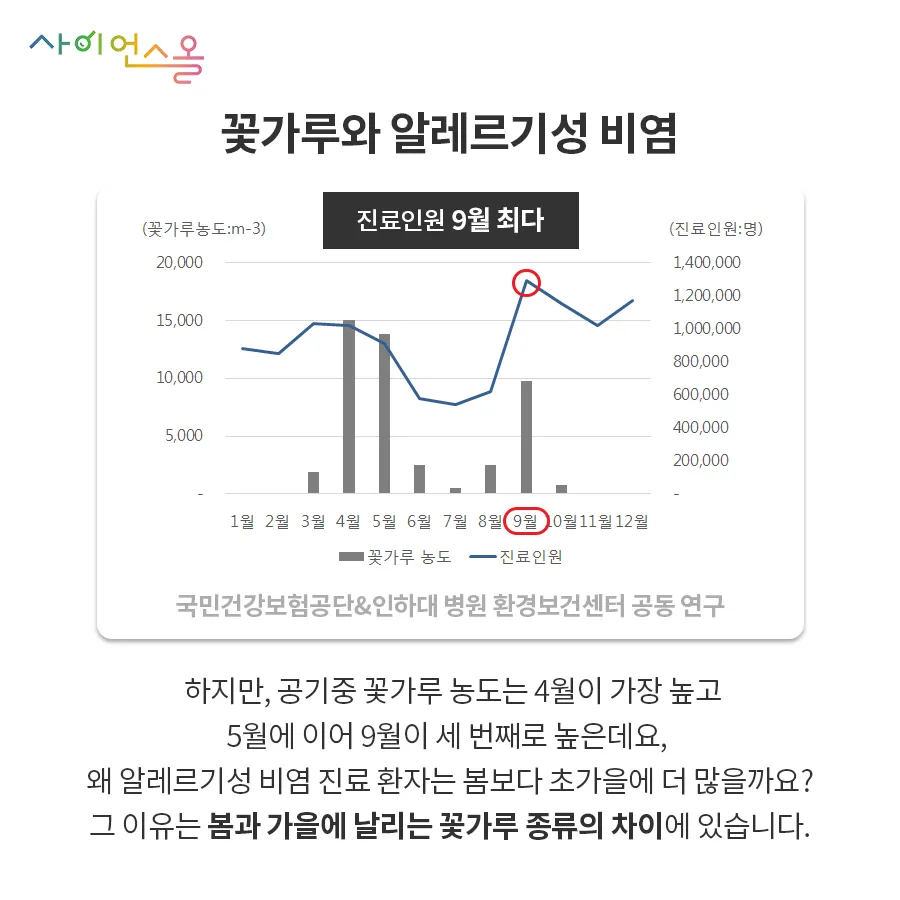 [카드뉴스] 알레르기성 비염, 가을에 더 조심하세요!