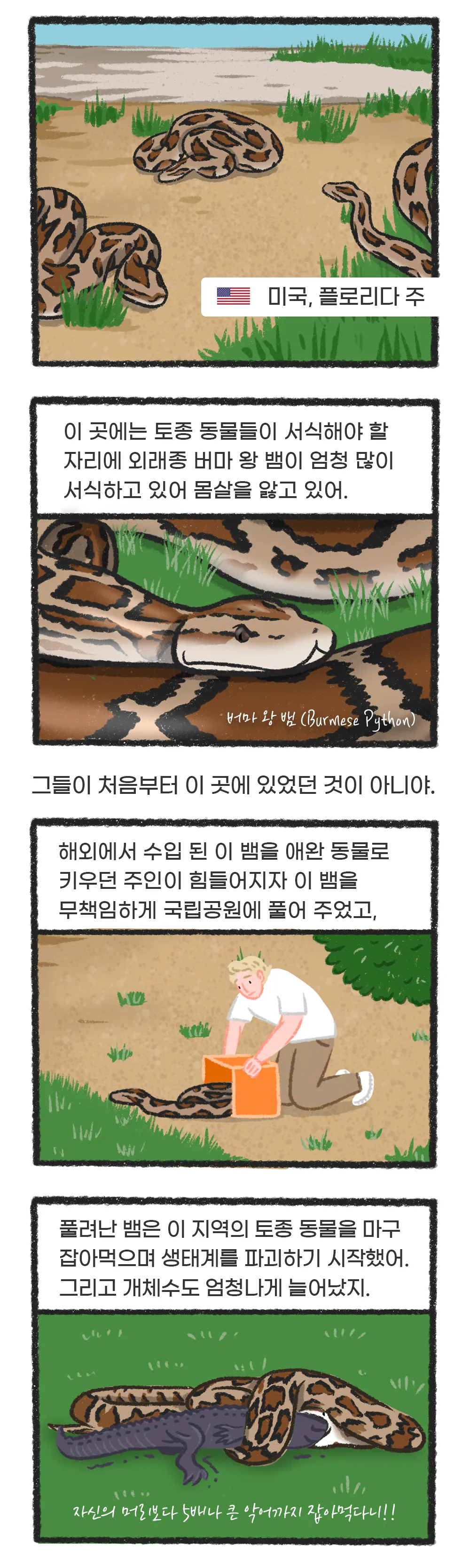 [시즌2] [웹툰] 지구는 지금 4화. 외래종의 습격