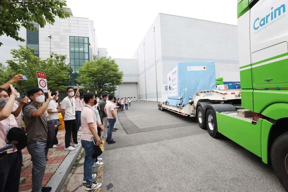 달 궤도선 다누리, 8월 3일 발사를 위한 이송 시작