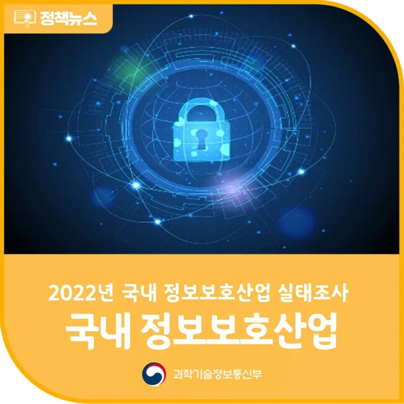 국내 정보보호산업 매출 13.4% 증가, 견고한 성장세 지속