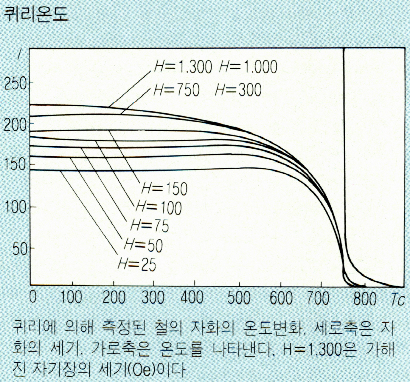 퀴리온도(Curie temperature )