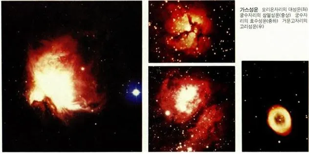 가스성운 [gaseous nebula, ─星雲]