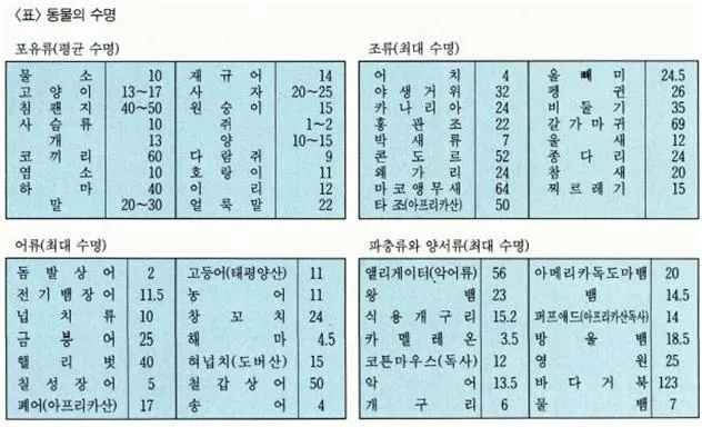 동물(animal)動物