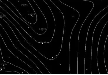 등고도면(equal altitude surface)