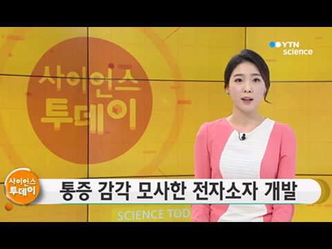 [사이언스TV] 통증 감각 모사한 전자소자 개발