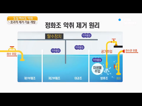 [사이언스TV] 하수도 악취 물속부터 공기까지 모두 없앤다