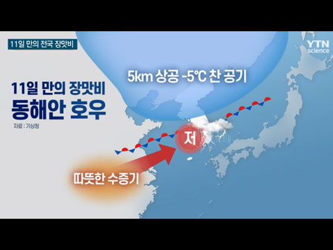 [사이언스TV] 11일 만의 장맛비, 영동 200mm 산사태 비상