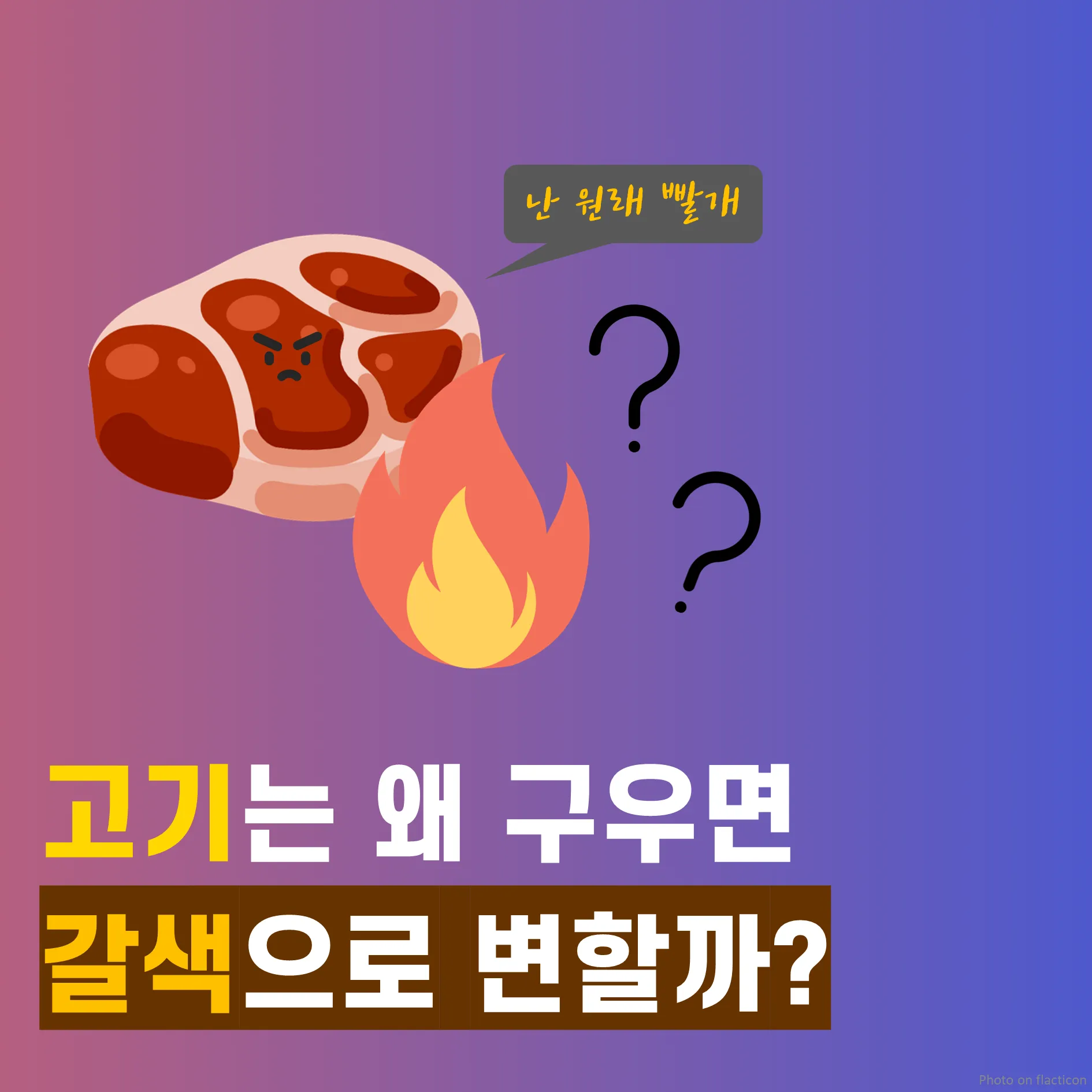 [시즌1] [카드뉴스] 고기는 왜 구우면 갈색으로 변할까?