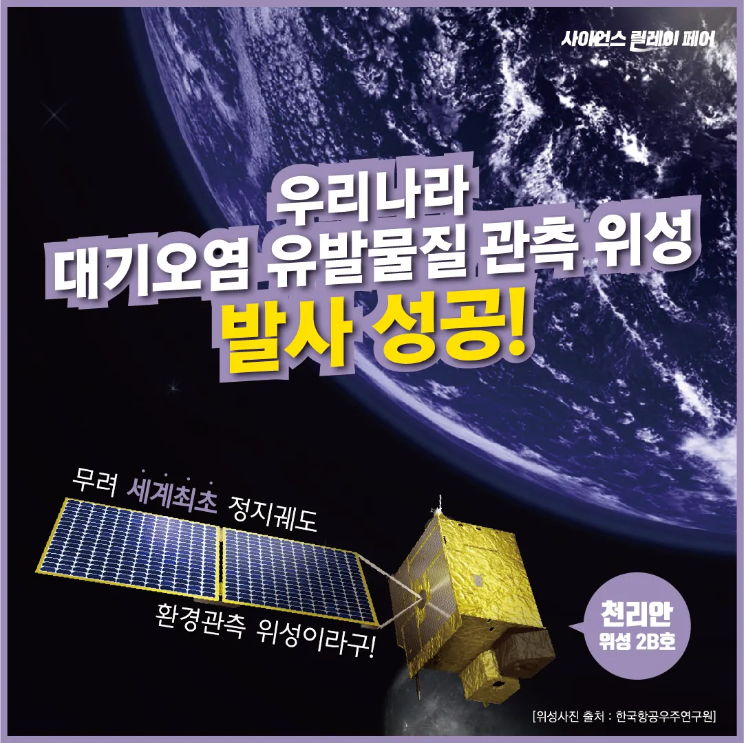 [카드뉴스] 천리안 위성 2B호 발사 성공!