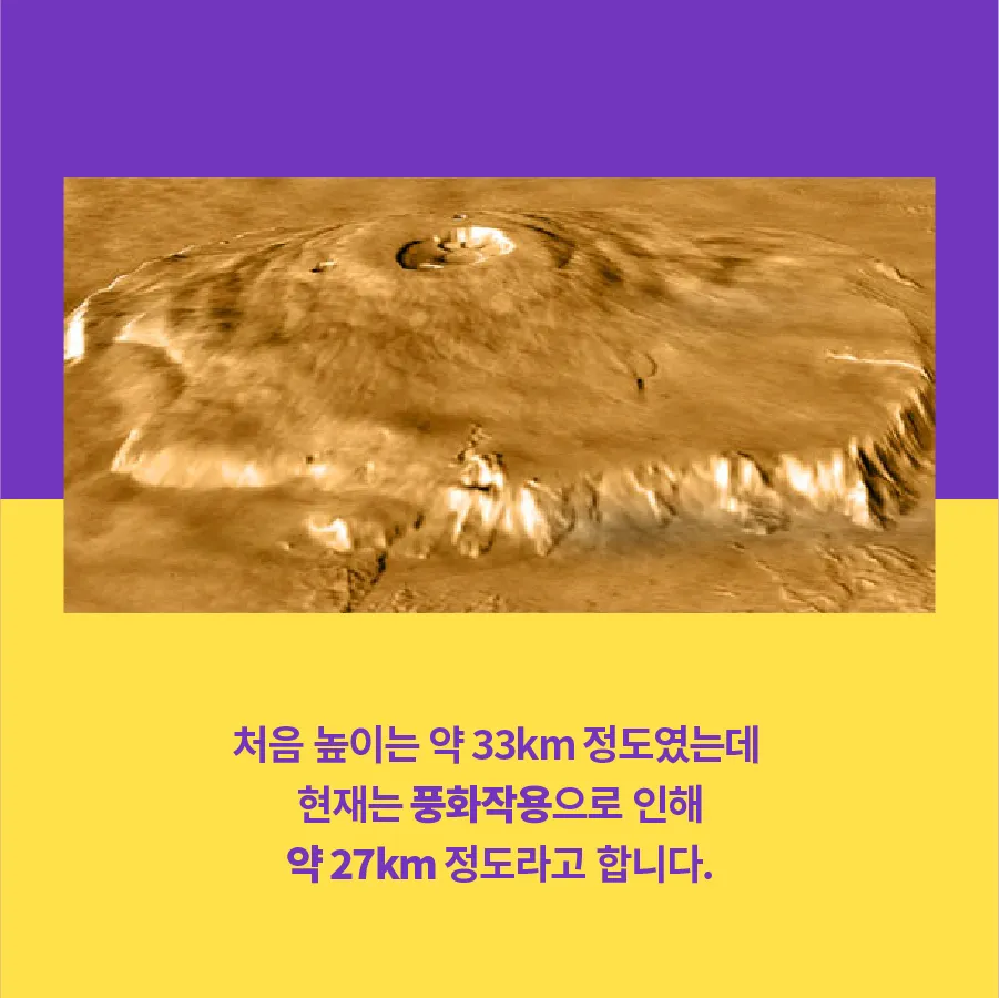 [카드뉴스] 태양계에서 가장 높은 산은 어디일까?