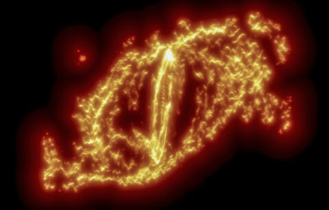 [사이언즈타임즈] 별 생성 가스들의 ‘우주 통근’ 흐름 확인