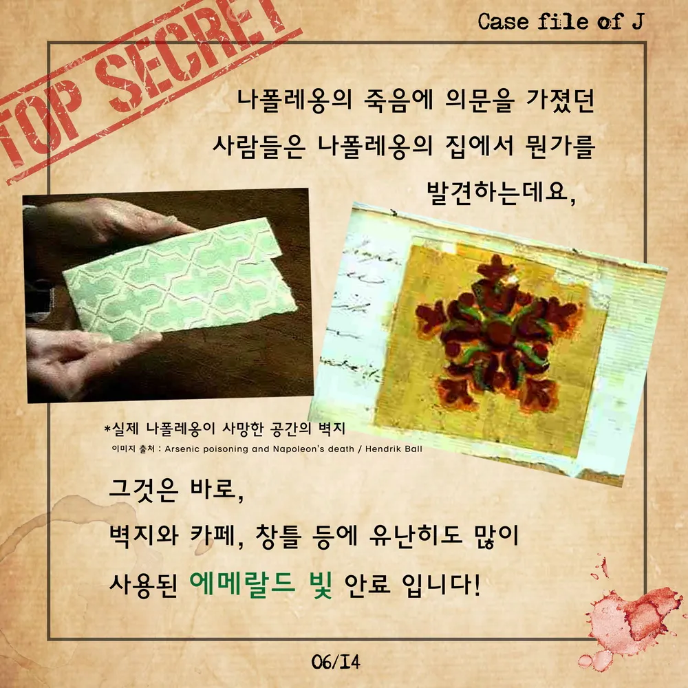 [시즌2] [카드뉴스] J양의 사건파일 &ndash; 사람들을 죽음으로 몰고 간 녹색 벽지의 정체