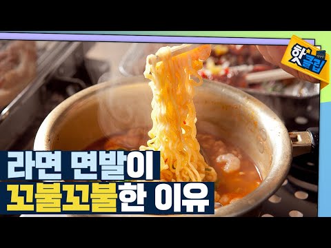 [핫클립] 라면 면발이 꼬불꼬불한 이유
