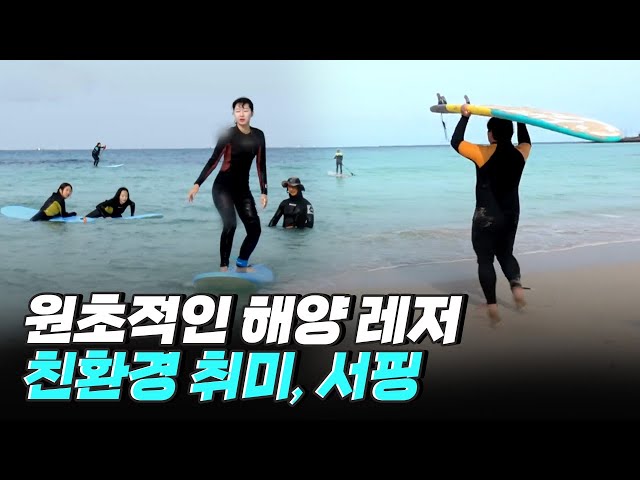 [핫클립] 보드 위에서 맛보는 짜릿한 경험, 서핑