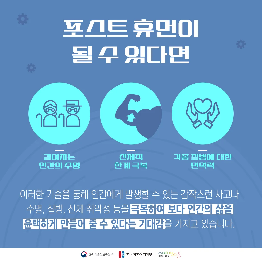 [달콤쌉싸름 과학] 기계와 공존해야하는 익숙하고도 낯선 미래, 차세대 인간상 포스트 휴먼