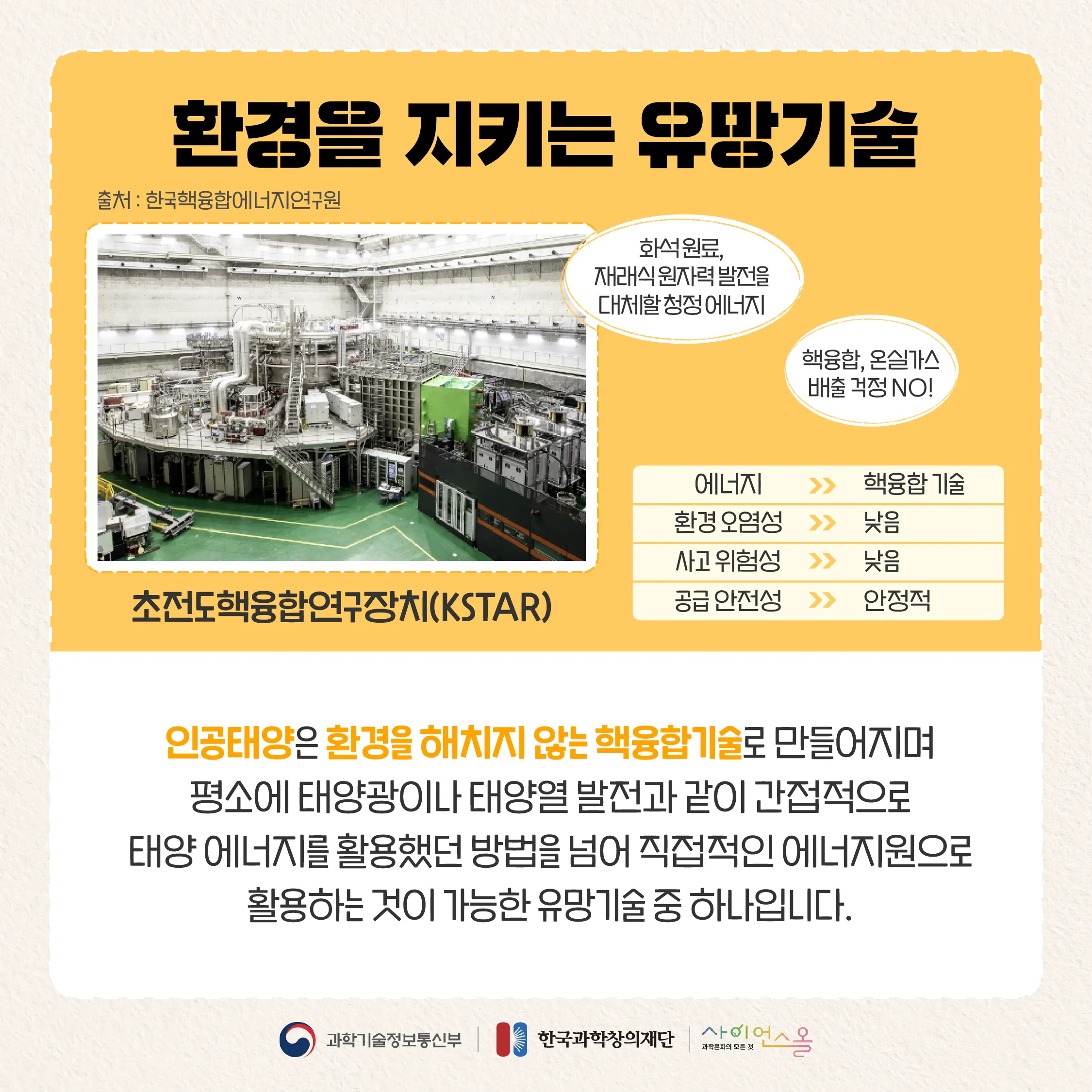 [숨사이언스] 미래의 지구와 우리를 밝혀줄 인공태양