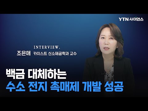 [과학人터뷰] 백금 비용의 1/80 ... 수소 전지 대체 촉매 개발 | 조은애 카이스트 신소재공학과 교수