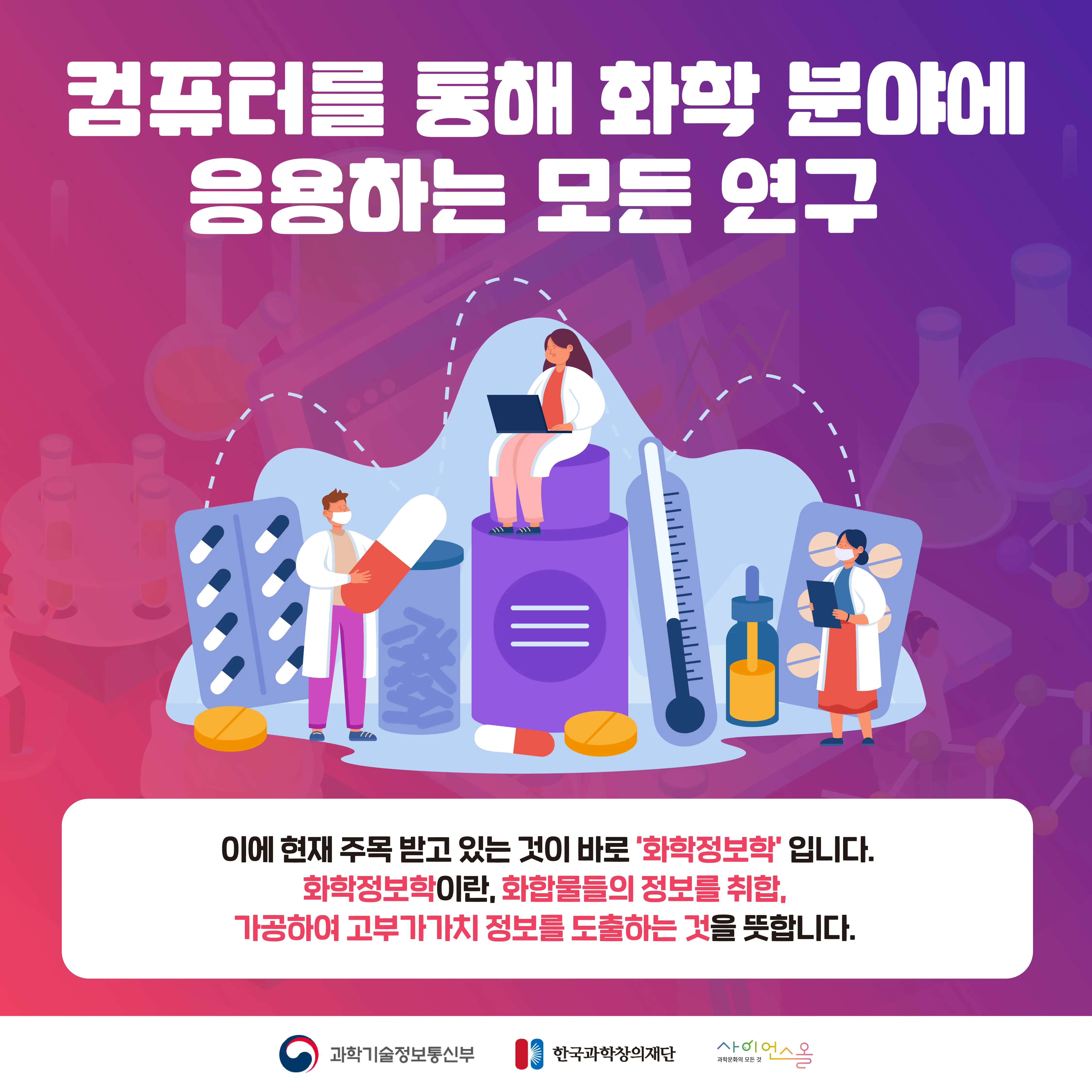 [숨사이언스] 소프트웨어로 신약 개발을 할 수 있다? 화학정보학