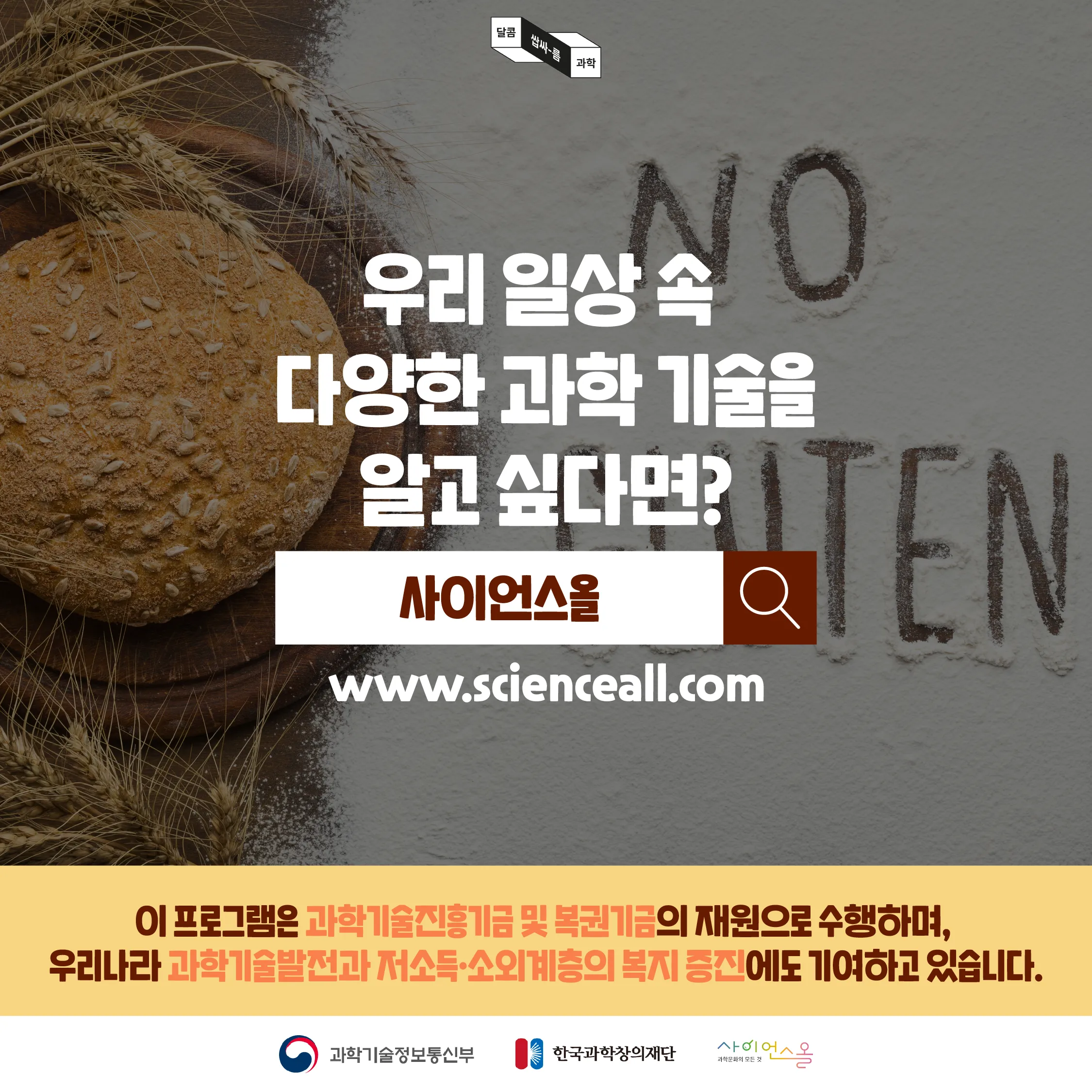 [달콤쌉싸름 과학] 정말 체중감량에 좋을까? 글루텐 프리 음식의 오해와 진실