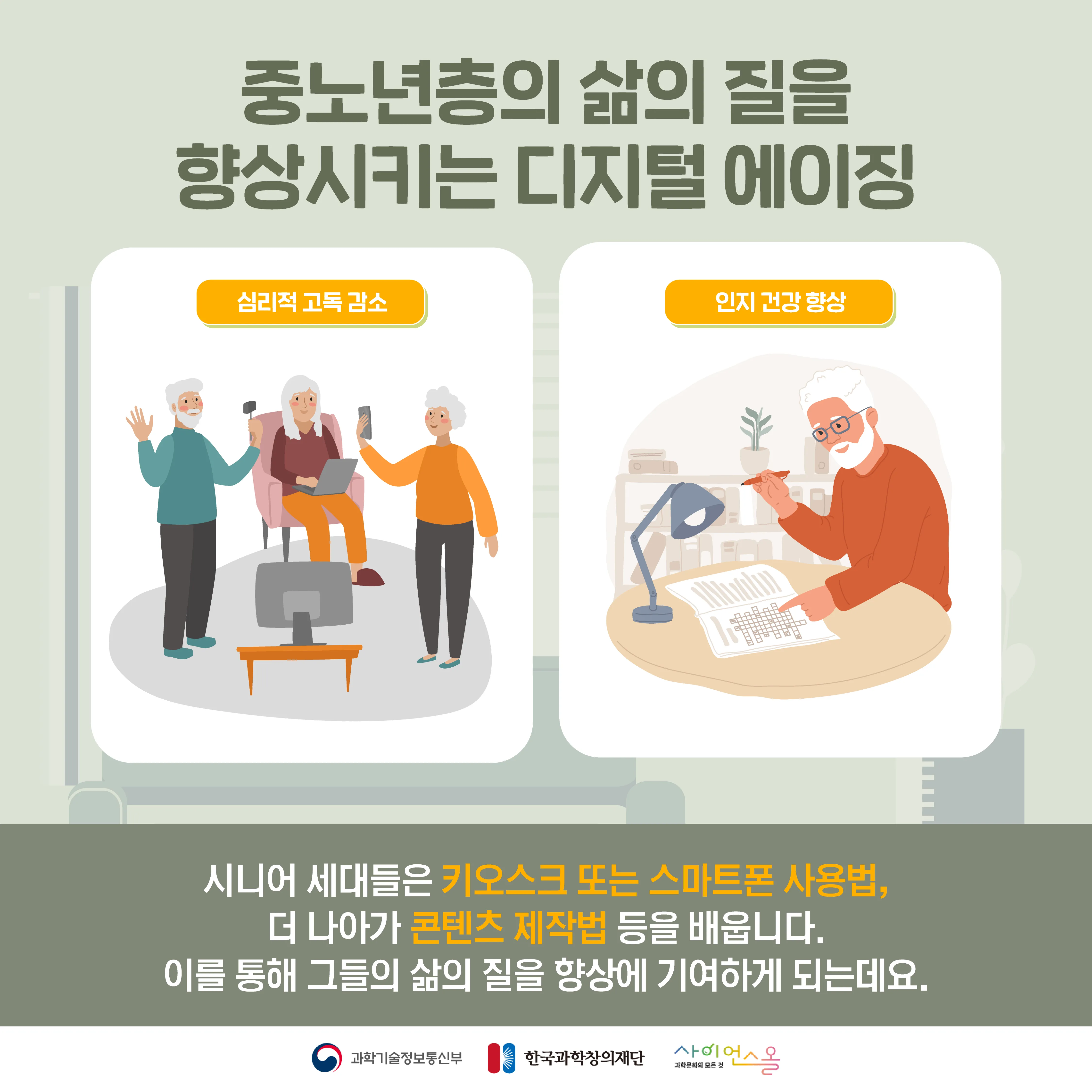 [숨사이언스] 우리 할머니가 요즘 더 활기차고 즐거워진 이유, 디지털에이징
