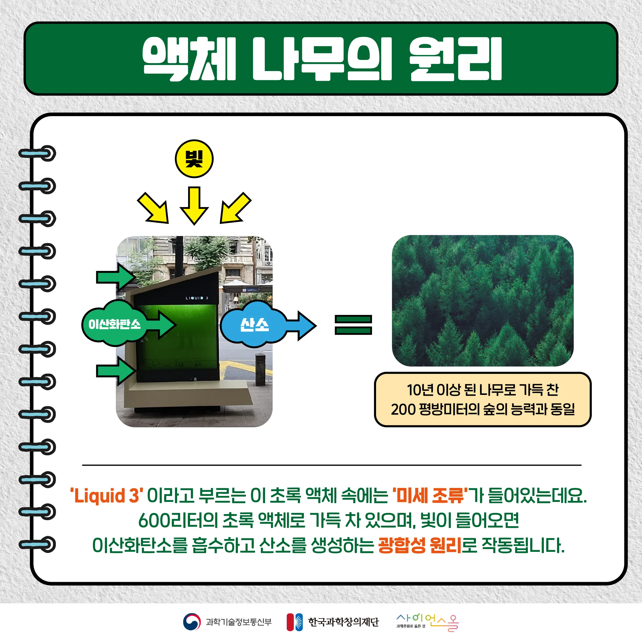 [숨사이언스]공기 정화를 하는 액체 형태의 나무가 있다? 액체 나무