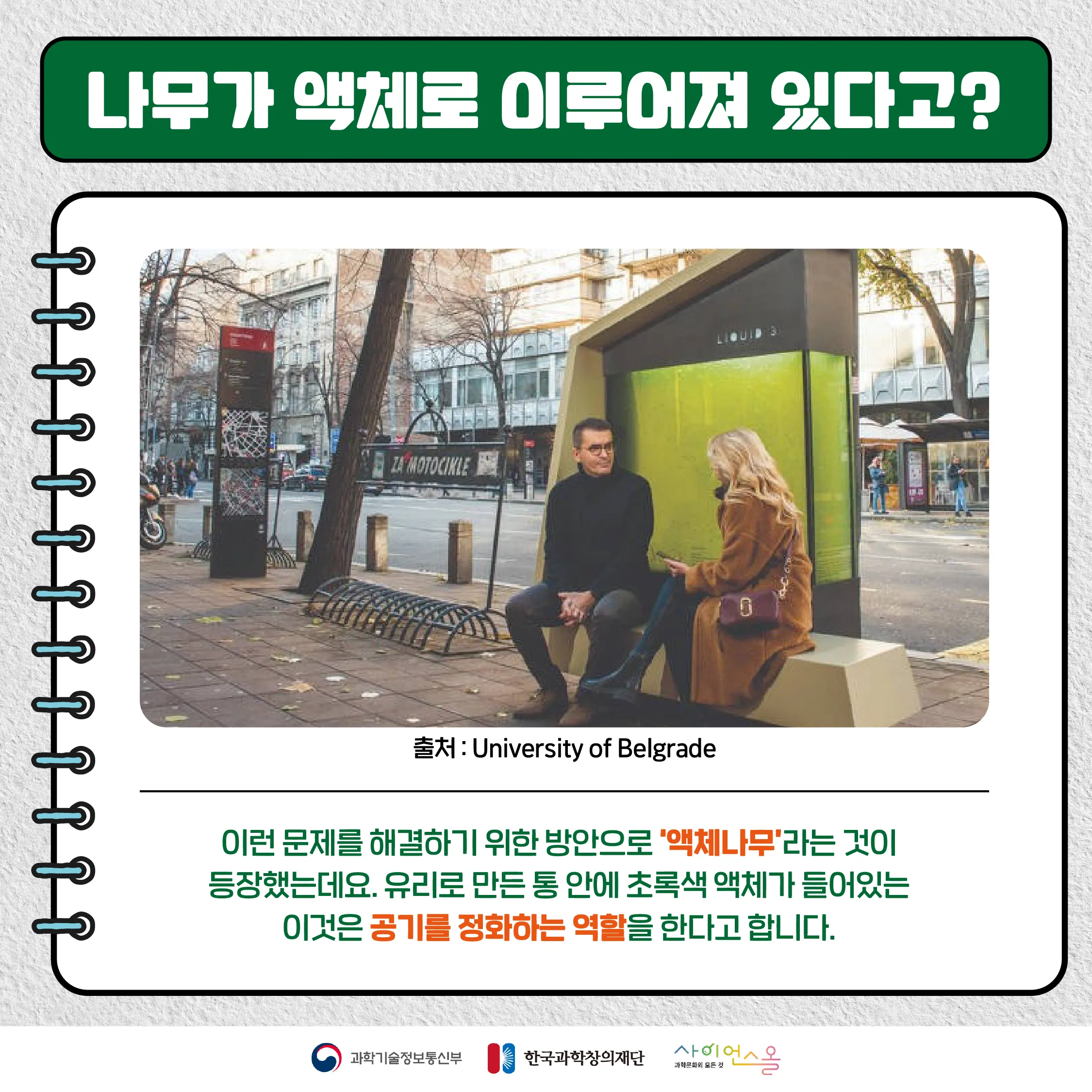 [숨사이언스]공기 정화를 하는 액체 형태의 나무가 있다? 액체 나무