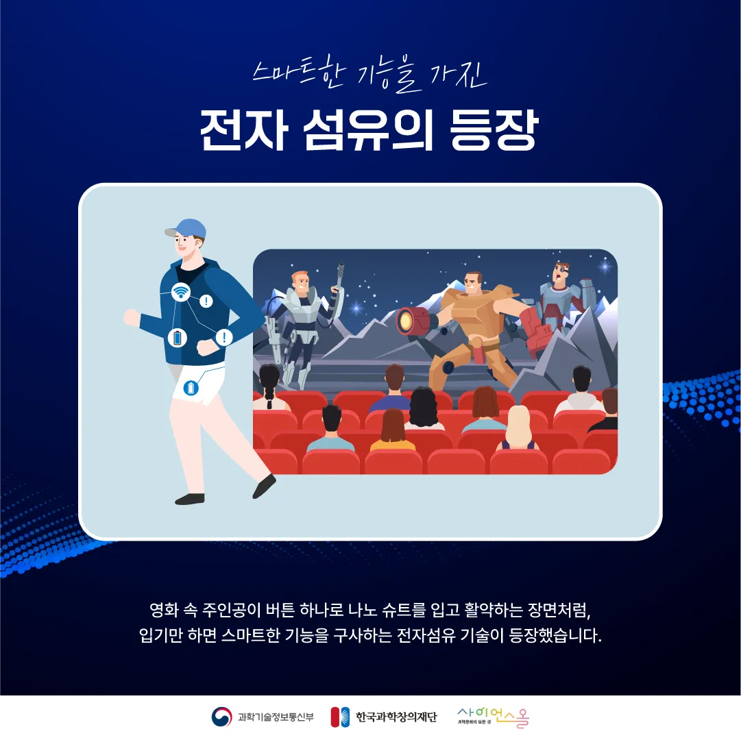 [숨사이언스] 전자 소자로 만들어진 옷? 전자섬유