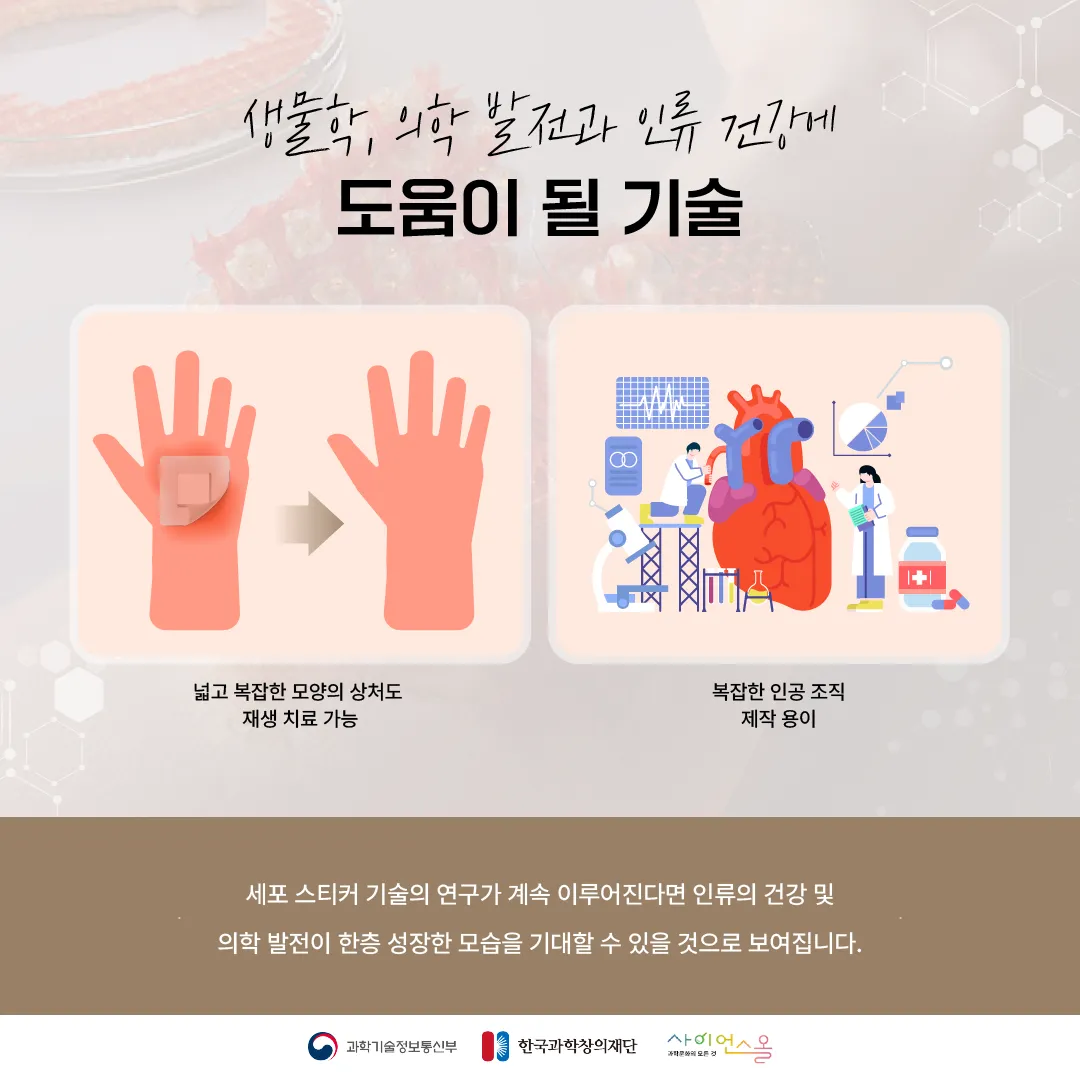 [숨사이언스] 반창고 대신 상처에 붙이면 치료가 된다? 세포 스티커