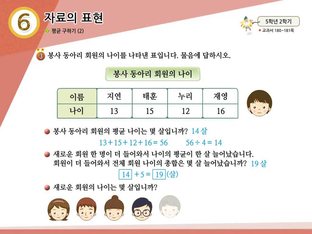 5학년 2학기 6단원 수학익힘책 104쪽 3번 문제