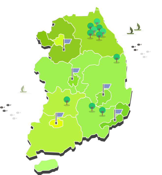 대한민국지도