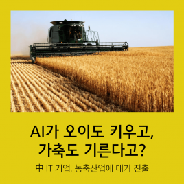 AI가 오이도 키우고, 가축도 기른다고?