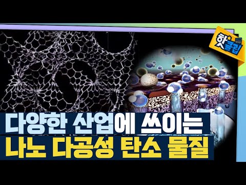 [핫클립] 나노 다공성 탄소 물질의 활용