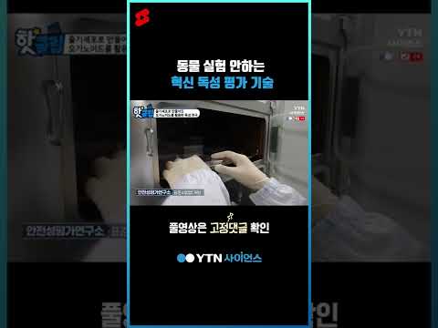 동물 실험 안하는 혁신 독성 평가 기술 #shorts