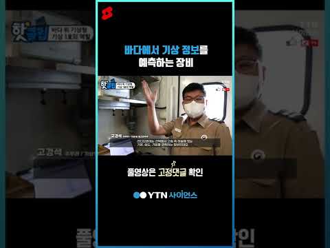 바다에서 기상 정보를 예측하는 장비 #shorts