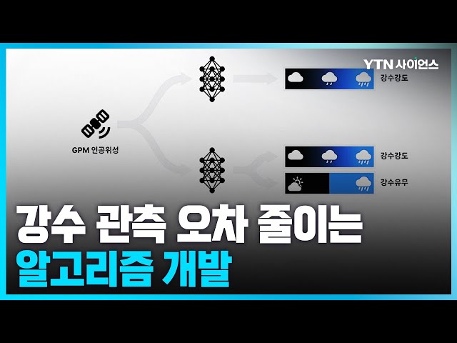 [과학뉴스] 강수 관측 오차 줄이는 알고리즘 개발