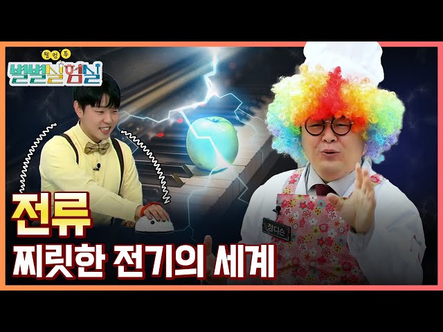 [별별실험실] 정디슨의 전기로 푸드 피아노 연주하기