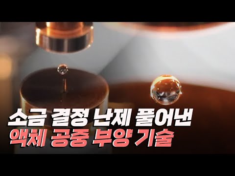 [핫클립] 소금물을 부양해 소금 결정의 형성 과정을 규명하다