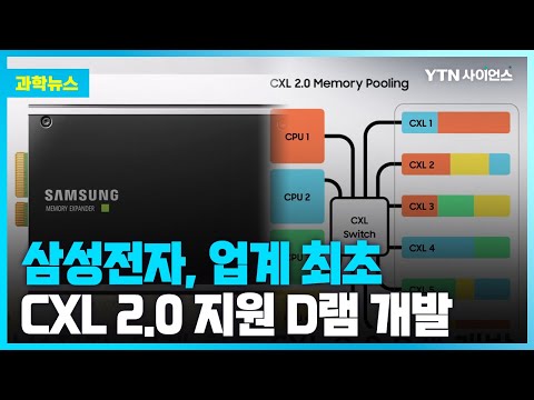 [과학뉴스] 삼성전자, 업계 최초 CXL 2.0 D램 개발