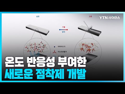 [과학뉴스] UNIST, 열에 반응해 쉽게 탈착되는 점착제 개발